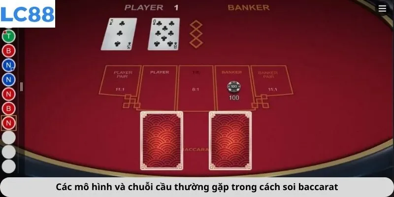 Các mô hình và chuỗi cầu thường gặp trong cách soi baccarat