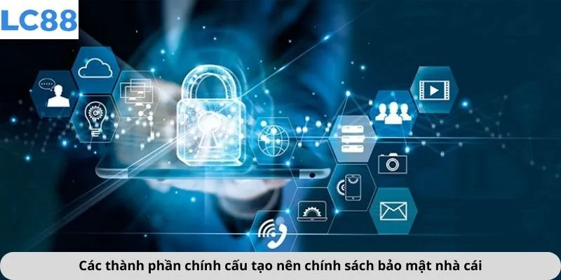 Các thành phần chính cấu tạo nên chính sách bảo mật nhà cái