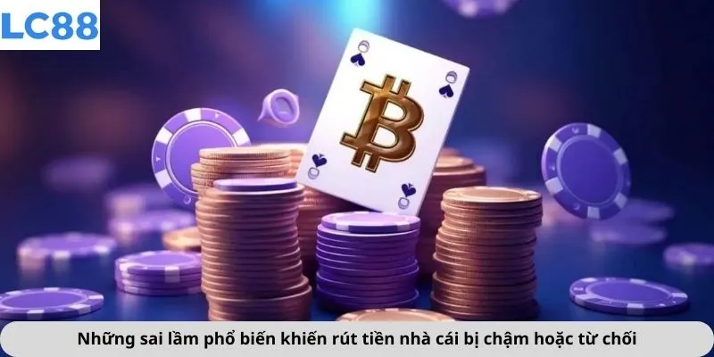Những sai lầm phổ biến khiến rút tiền nhà cái bị chậm hoặc từ chối